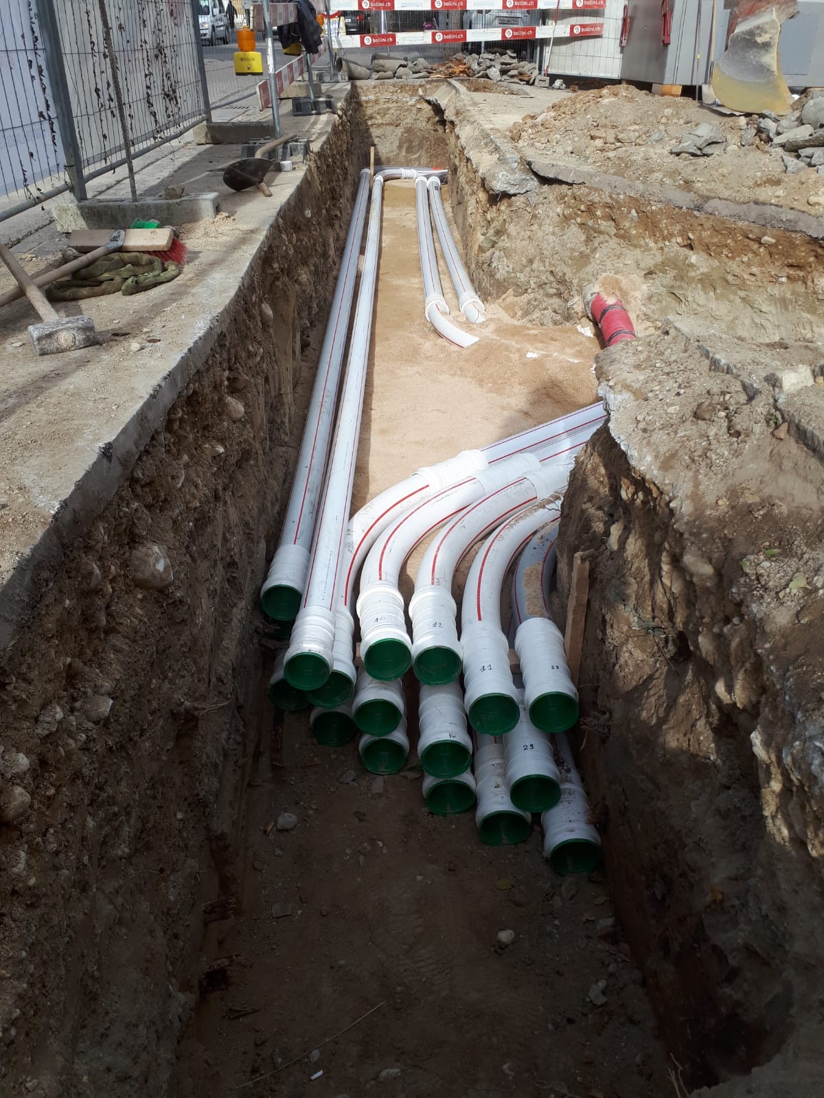 Bollini - Génie Civil - Construction réseau électrique